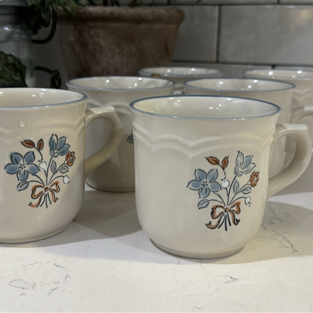Vintage stoneware mugs